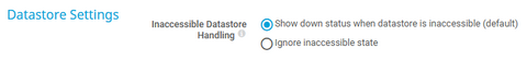 Datastore Settings